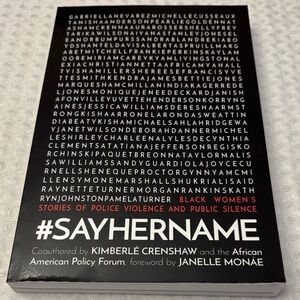 #SayHerName Book Kimberley Crenshaw African American Policy Forum New Softcover